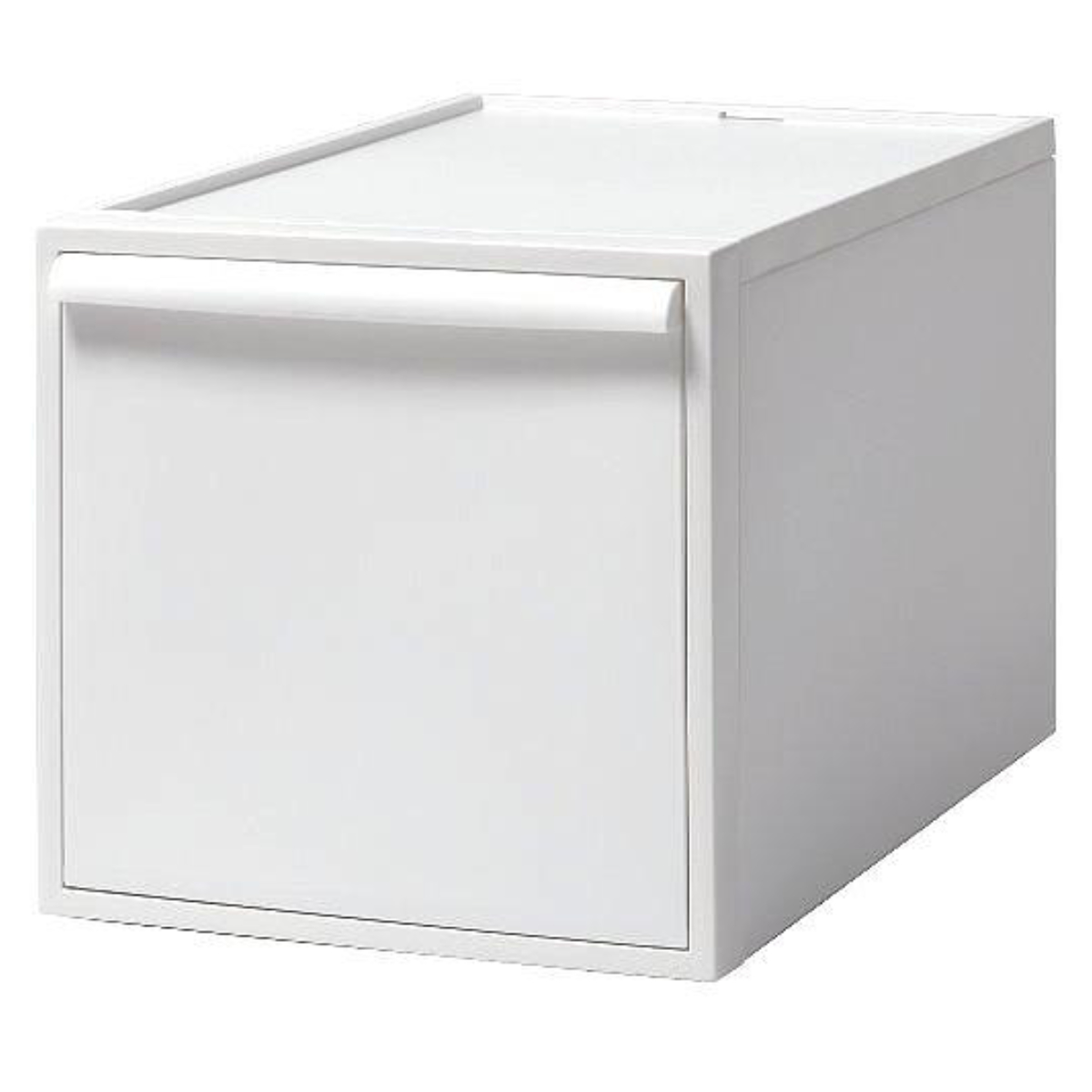 収納ケース 引き出し L 幅32×奥行52×高さ31.8cm クローゼットシステム ( 収納 クローゼット 衣類収納 衣装ケース 積み重ね プラスチック 日本製 ) 【オールホワイト】 オールホワイト