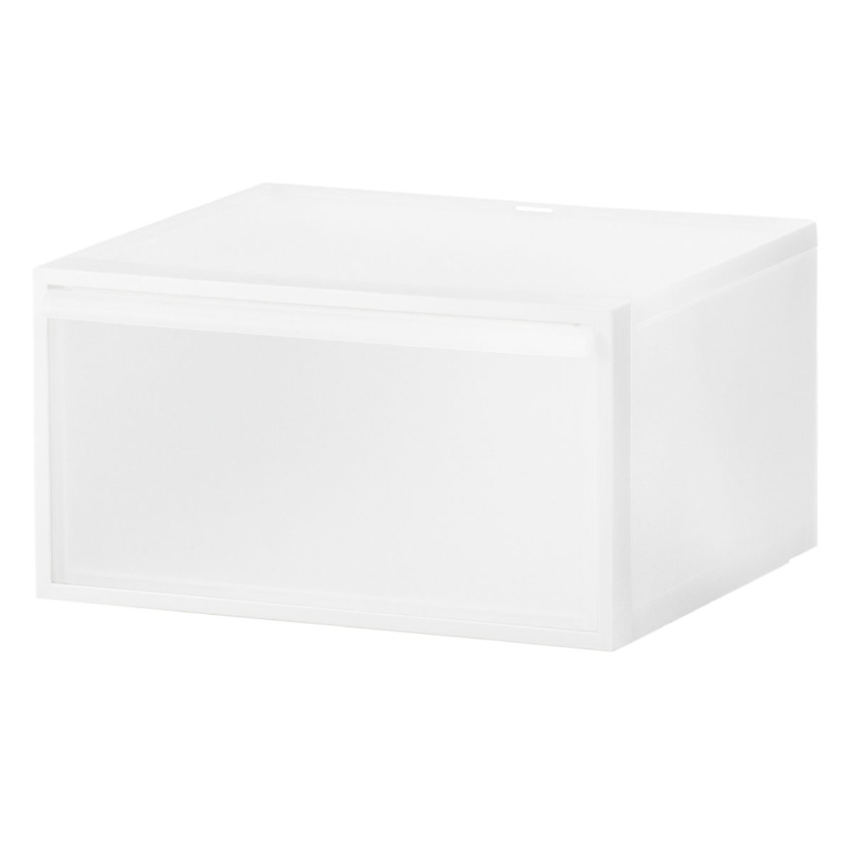 収納ケース クローゼットシステム ワイド 引き出し M 幅45×奥行39.5×高さ24.7cm ( 収納 クローゼット 衣類収納 衣装ケース 積み重ね プラスチック 日本製 ) 【ホワイト】 ホワイト