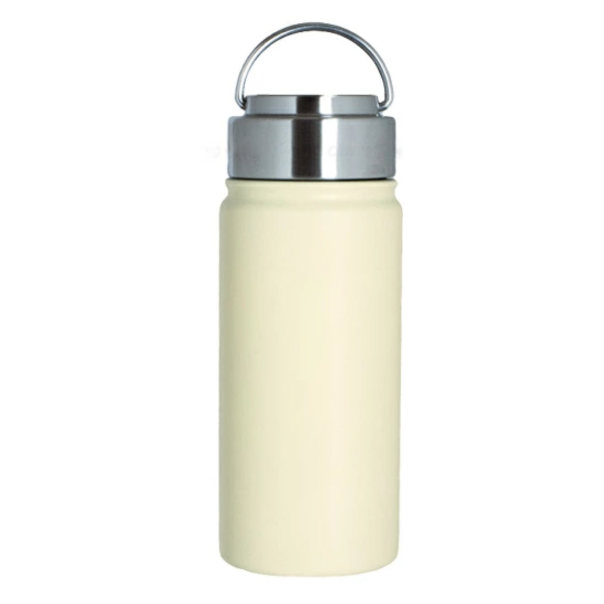 水筒 500ml ensemble ステンレスボトル ( 直飲み 保温 保冷 ハンドル付き ダイレクトボトル ステンレス 直飲み水筒 ステンレス製 スクリュー アウトドア おしゃれ スポーツ ) 【ホワイト】 ホワイト