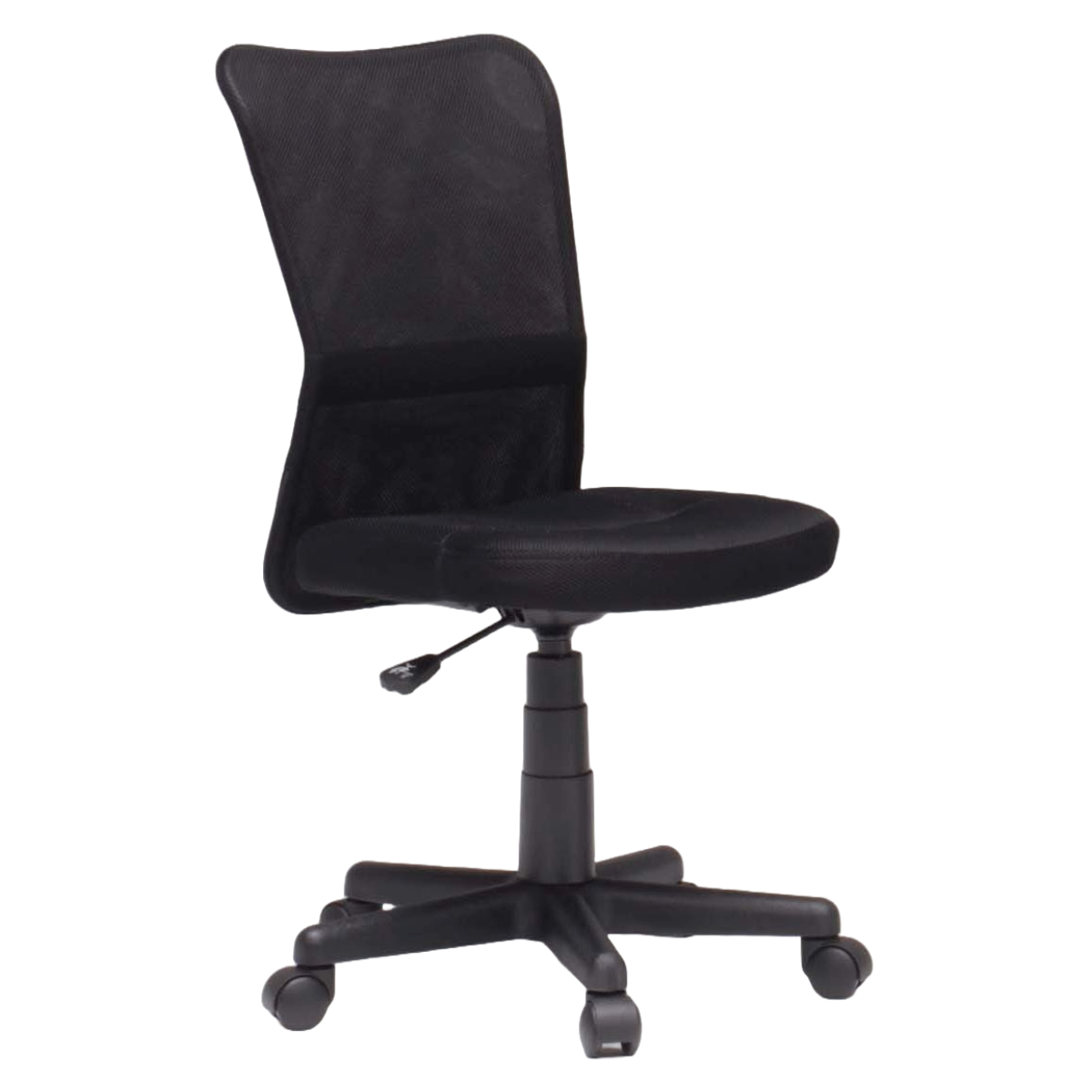 オフィスチェア メッシュ 肘なしタイプ 座面高42~54cm ガス圧チェア ルーア ( ワークチェア パソコンチェア キャスター付き 学習椅子 アームレス 高さ調節 チェア チェアー イス 椅子 いす オフィス 在宅 シンプル 通気性 )