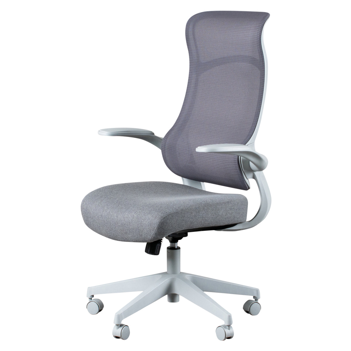 オフィスチェア メッシュ ハイバックタイプ 昇降式 座面高47~56.5cm フェイト ( ワークチェア パソコンチェア 肘掛け デスクチェア ロッキング機能 座面 高さ調節 キャスター付き PCチェア チェア イス オフィス 仕事 勉強 ) 【パールピンク】 パールピンク