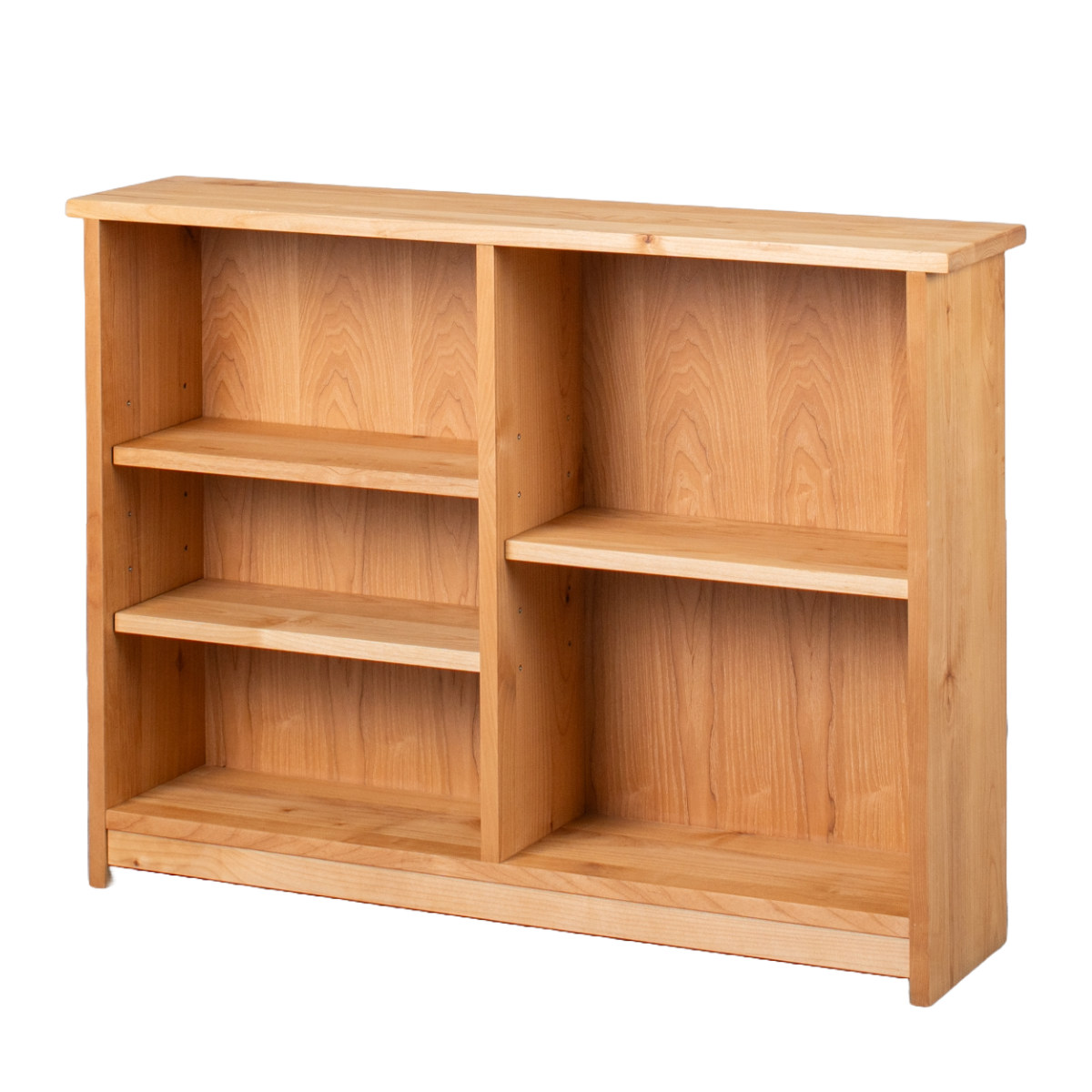 オープンラック 下棚のみ フォレスト用 ( ラック 本棚 収納 棚 シェルフ 木製 天然木 収納棚 幅100cm 奥行23cm スリム 書棚 ウッドラック 本 教科書 学習教材 本立て シンプル 可動棚 )