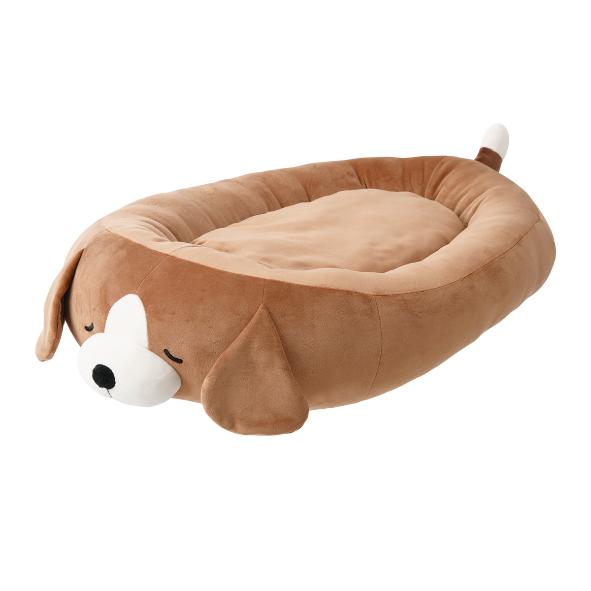 ペットベッド マシュマロベッド ペット 犬 猫 ( ベッド ペット用 ラウンド ダイカット 犬用 猫用 かわいい 室内 ペット用品 洗える すべり止め オールシーズン ペットソファ ペットクッション ) 【ビッキー ダイカット】 ビッキー ダイカット