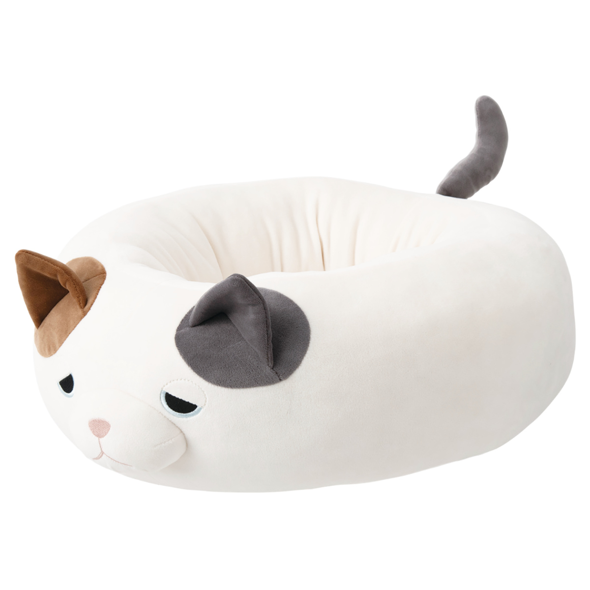 ペットベッド マシュマロベッド ペット 犬 猫 ( ベッド ペット用 ラウンド ダイカット 犬用 猫用 かわいい 室内 ペット用品 洗える すべり止め オールシーズン ペットソファ ペットクッション ) 【ユズ ラウンド】 ユズ ラウンド