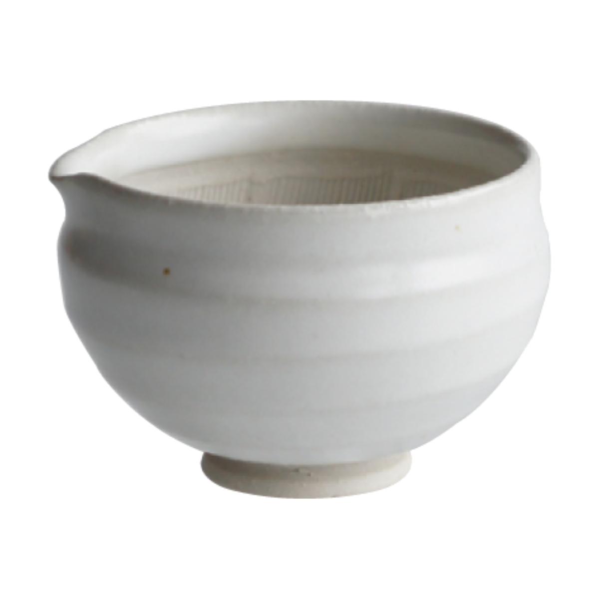 丸型すり鉢 片口 SALIU 陶器 白唐津 黒釉 日本製 ( ミニ すりばち 擂鉢 和食器 ミニサイズ 小さい 陶器製すり鉢 ロロ キッチン用品 キッチン雑貨 キッチン小物 台所用品 キッチングッズ キッチン便利グッズ LOLO ) 【白唐津】 白唐津