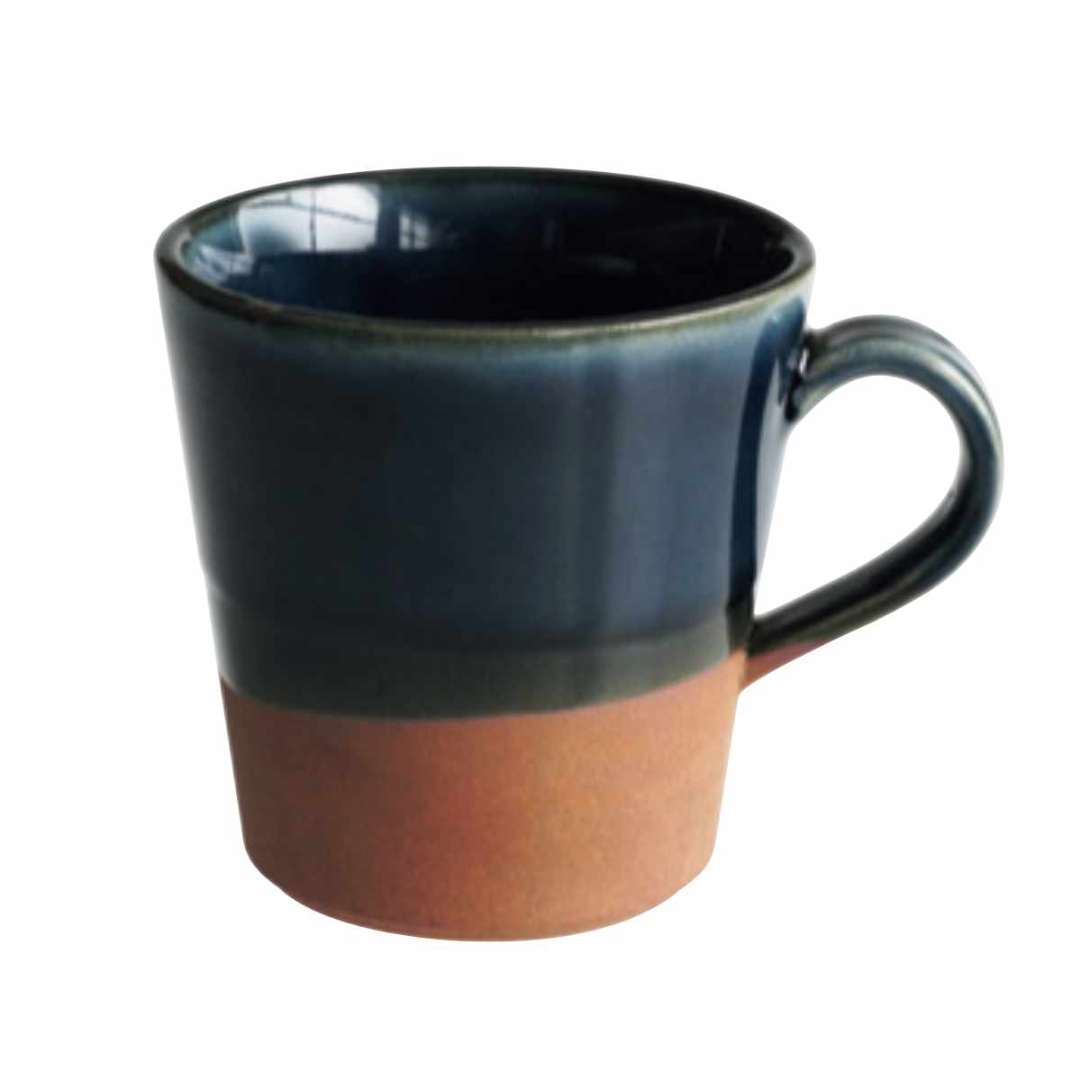 マグカップ 350ml SALIU 美濃焼 コップ 食器 陶器 日本製 ホワイト ( カップ マグ しのぎ おしゃれ コーヒーカップ コーヒー カフェオレ 紅茶 和風 和モダン ) 【ネイビー】 ネイビー