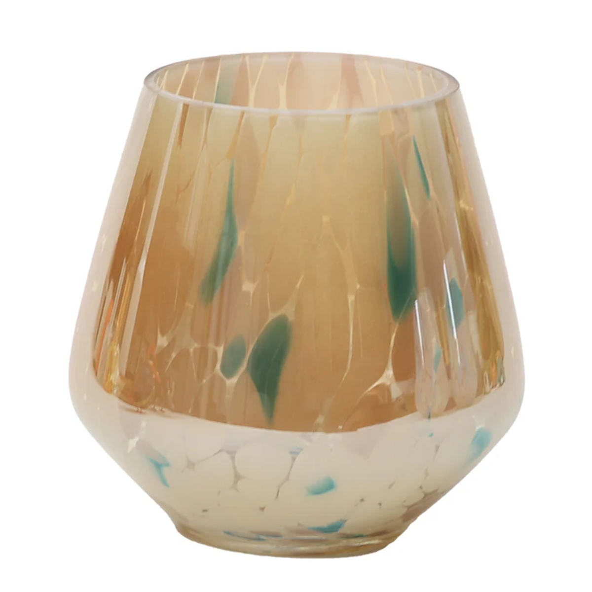 花瓶 パレットベース コンベックス ( 花ビン 花びん 花器 フラワーベース フラワー 花 飾る 花入れ ガラス ガラス製 クリア 透明 おしゃれ 一輪挿し ) 【ベージュ】 ベージュ