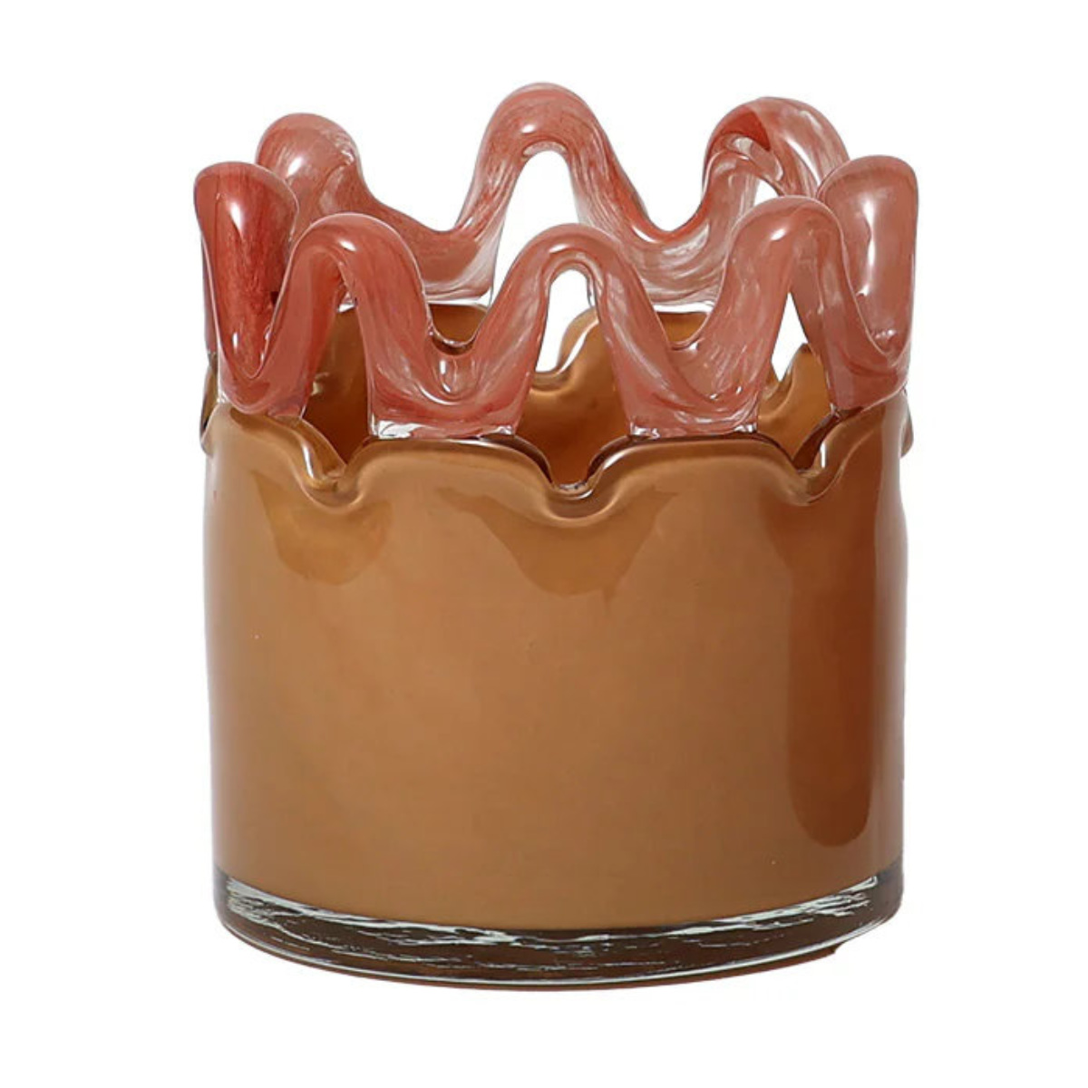 花瓶 ハンナ ミディアム ( 花ビン 花びん 花器 ベース ガラスベース フラワー 花 飾る 花入れ ガラス ガラス製 オブジェ キャンドルホルダー キャンドル 小物入れ M ) 【ゴールデンポピー】 ゴールデンポピー