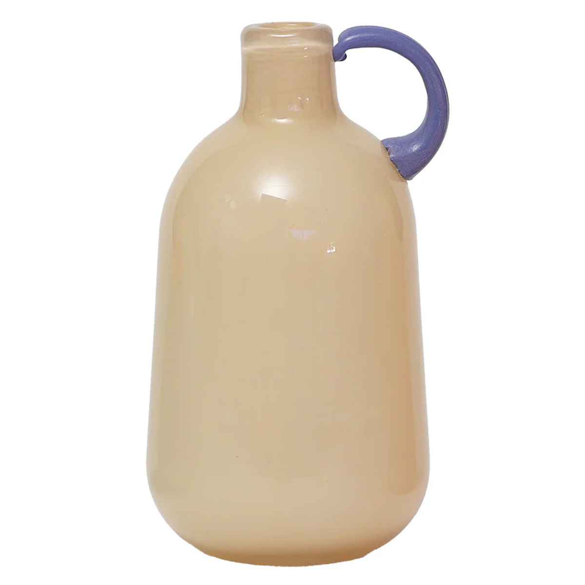 花瓶 Tiana ティアナ ( 花ビン 花びん 花器 フラワーベース フラワー 花 飾る 花入れ ガラス ガラス製 色ガラス おしゃれ 一輪挿し ) 【Milky】 Milky