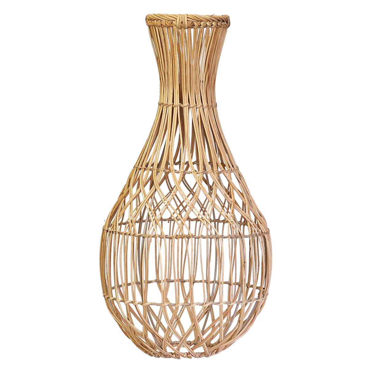 花瓶 sadio Flow サディオ ラタン ( 花ビン 花びん 花器 フラワーベース フラワー 花 飾る 花入れ ラタン ラタン製 籐 おしゃれ 一輪挿し ランプシェード )