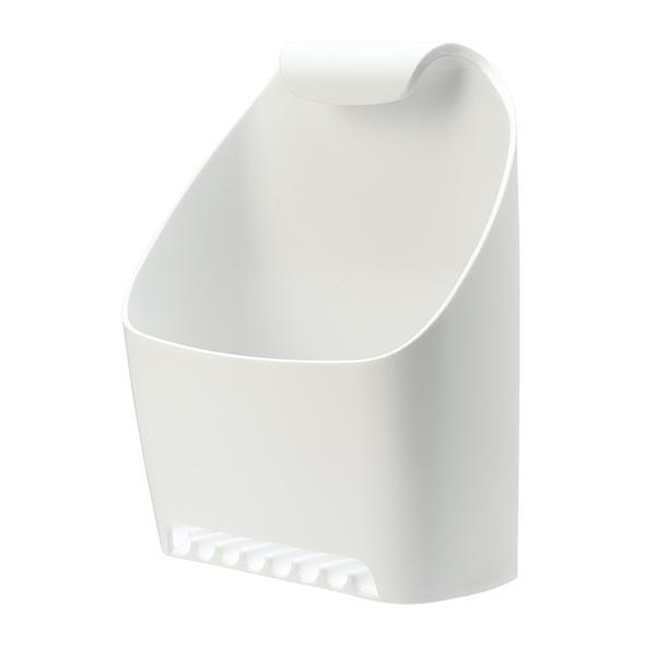 marna マーナ タオルバーバスケット B680W ( バスラック 風呂 バスケット バス収納 小物ラック 収納バスケット タオル掛け 引っ掛け タオルバー ボトル シャンプー ディスペンサー 掃除道具 おもちゃ 洗顔 歯磨き 収納 連結 )