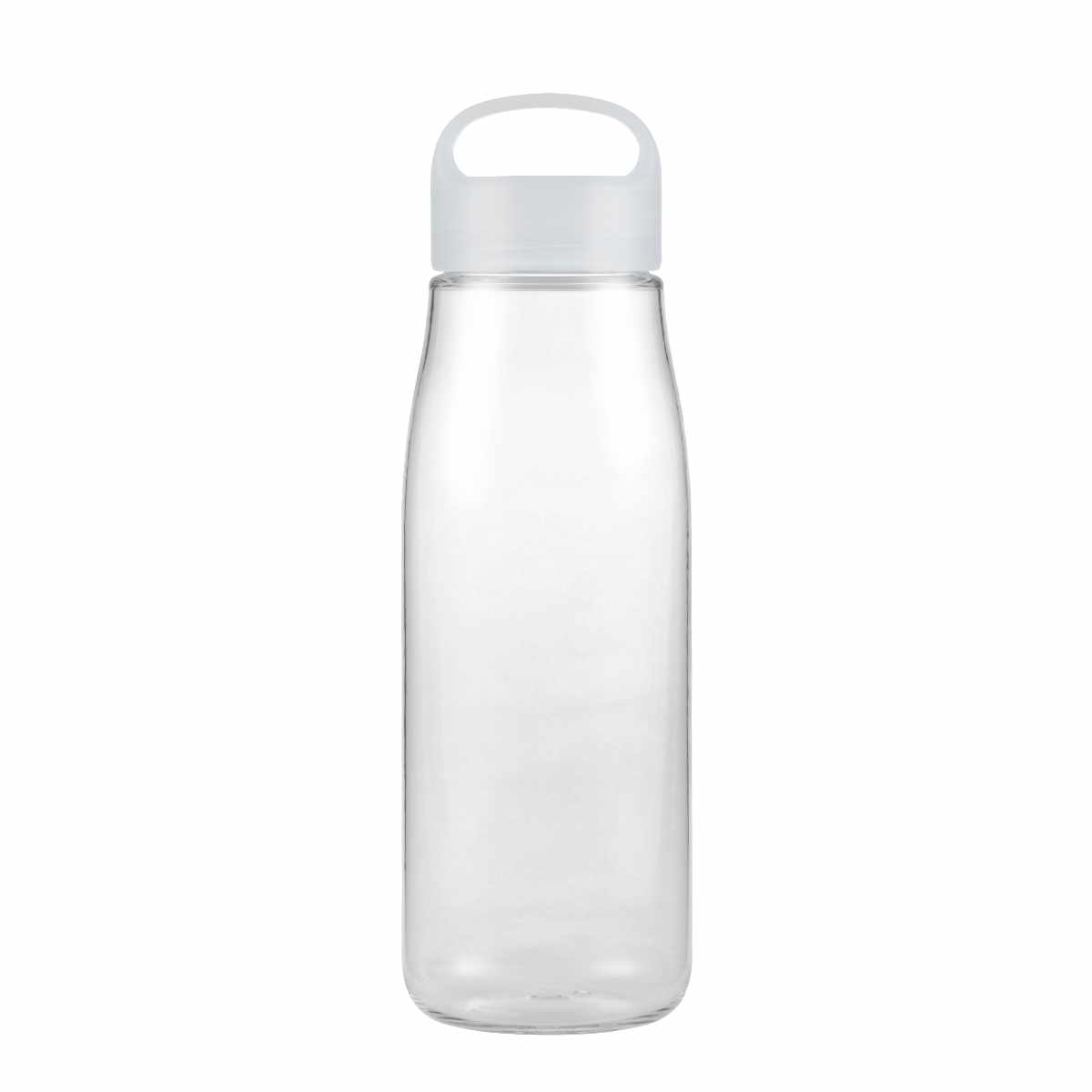 marna マーナ cocuri Daily ウォーターボトル 1L ( 水筒 直飲み 食洗機対応 マイボトル クリア ボトル 軽量 1リットル おしゃれ かわいい パッキンなし 広口 ハンドル付き 洗いやすい 軽い 透明 持ち運び プラスチック 日本製 ) 【カームホワイト】 カームホワイト