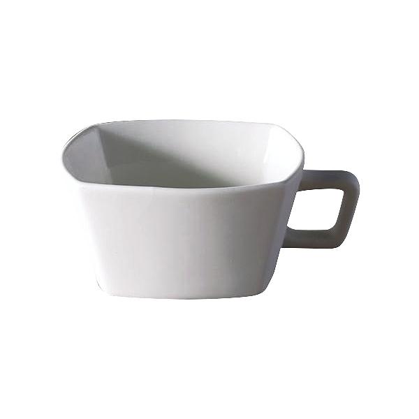 Dショッピング スープカップ 400ml Kaku マグカップ 食器 洋食器 磁器 食洗機対応 電子レンジ対応 スープ カップ 角 ボウル スープボウル 持ち手 スープマグ 取っ手 白 グレー おしゃれ かわいい ホワイト カテゴリ 食器の販売できる商品 リビングート
