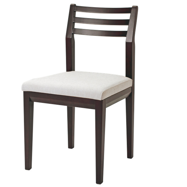 ダイニングチェア 2脚セット 座面高45cm アルテ ダークブラウン 木製 天然木 ダイニング チェア ファブリック ( 開梱設置 椅子 いす イス リビングチェア ダイニングチェアー 食卓 チェアー 食卓椅子 木製チェア ブナ ) 【ホワイト】 ホワイト