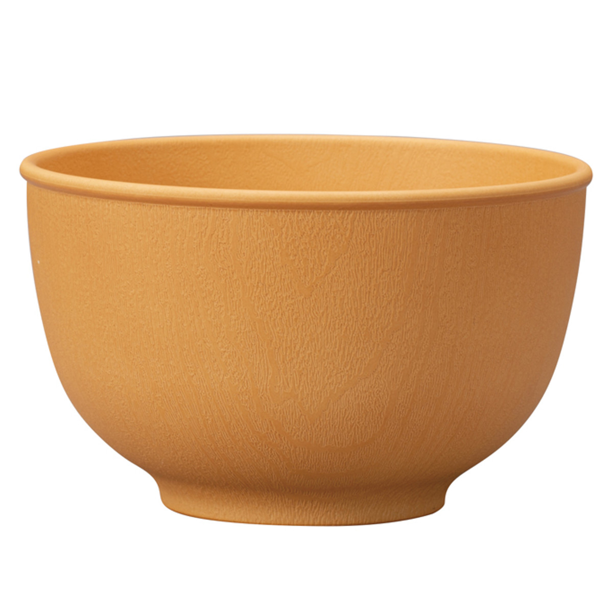 ボウル 木目ラウンドボウル M 抗菌加工 ( 電子レンジ対応 食洗機対応 日本製 樹脂製 汁椀 お椀 スープボウル 丼 どんぶり 丼物 器 うつわ 食器 おしゃれ ナチュラル 木目調 シンプル かわいい 北欧 北欧風 ) 【ナチュラル】 ナチュラル