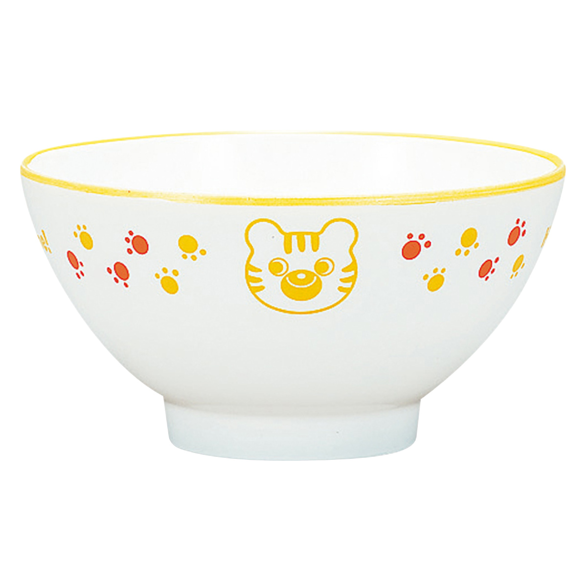 茶碗 ハグミー レンジお茶椀 ( 電子レンジ対応 食洗機対応 日本製 樹脂製 子供 子ども キッズ 食器 お茶碗 こども茶碗 かわいい おしゃれ 動物 クマ パンダ トラ ) 【トラ】 トラ