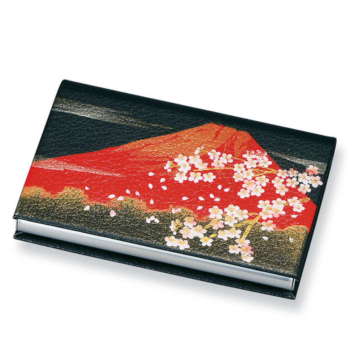 カードケース 雅 収納 ( 名刺入れ 蒔絵 漆芸 カード入れ 名刺いれ 持ち運び 名刺 カード 整理 マグネット 蓋付き メンズ レディース おしゃれ ビジネス 使いやすい 男女兼用 プレゼント 箱入り ) 【富士さくら】 富士さくら