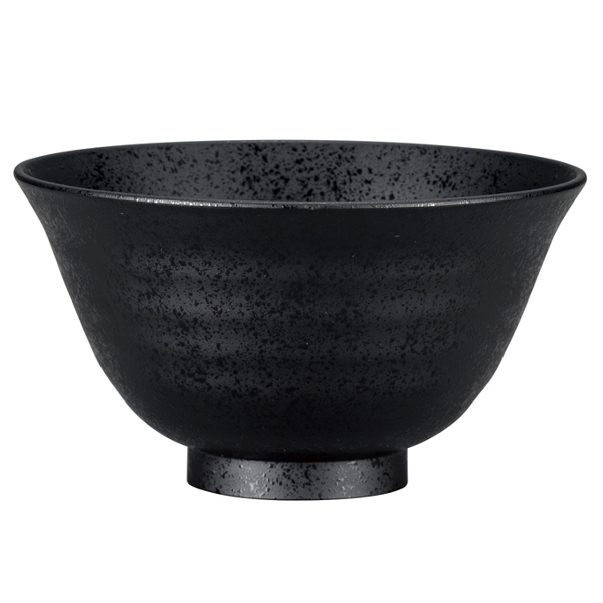 茶椀 大 石目塗 ( 12.8cm 電子レンジ対応 食洗機対応 樹脂製 日本製 お茶碗 ごはん 器 うつわ 食器 おしゃれ シンプル 和モダン 和風 石目調 ) 【黒】 黒