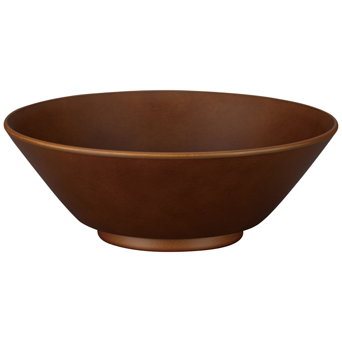 丼鉢 ラーメンどんぶり ブラウン 抗菌加工 ( 20.8cm 電子レンジ対応 食洗機対応 抗菌 プラスチック 樹脂 日本製 丼 麺鉢 どんぶり 丼物 ボウル 鉢 器 うつわ 木目調 北欧 カフェ 和モダン おしゃれ )