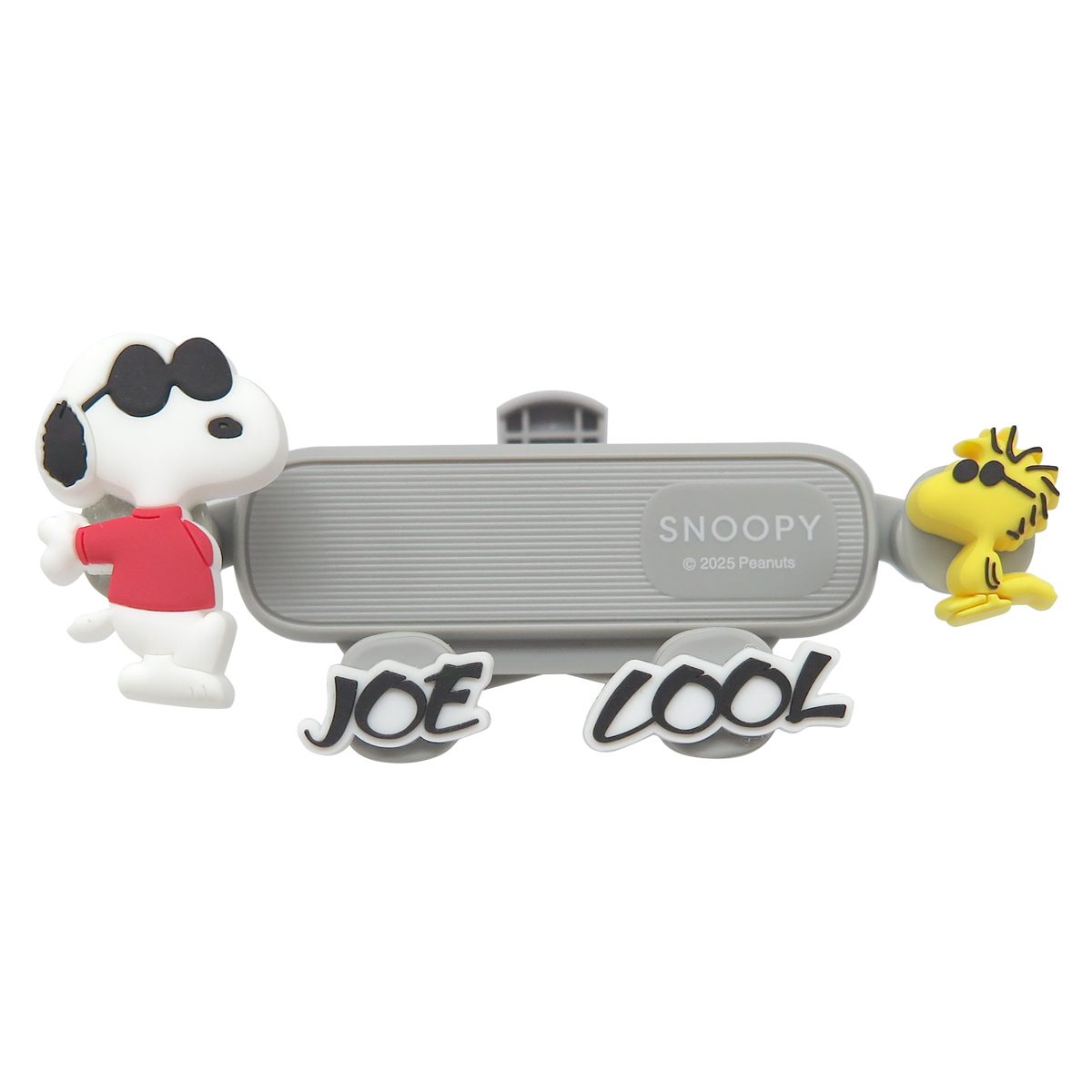 スマホホルダー 360度回転 スヌーピーハウス カー用品 ( スヌーピー 車載ホルダー 横幅5.8~8.8cm スマホ 車 エアコン吹き出し口用 スマホスタンド クリップ スタンド ホルダー 携帯ホルダー ナビ 通話 SNOOPY PEANUTS ) 【ジョークール】 ジョークール