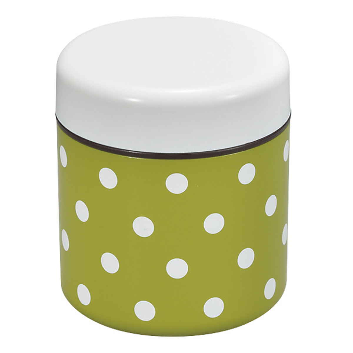 お弁当箱 ダブルウォールランチ ドット 2段 550ml レッド ( 弁当箱 電子レンジ対応 食洗機対応 電子レンジ 食洗機 ランチボックス 二段 どんぶり 水玉 二重構造 弁当 お弁当 丼 ランチ 丼ランチ どんぶりランチ ) 【グリーン】 グリーン