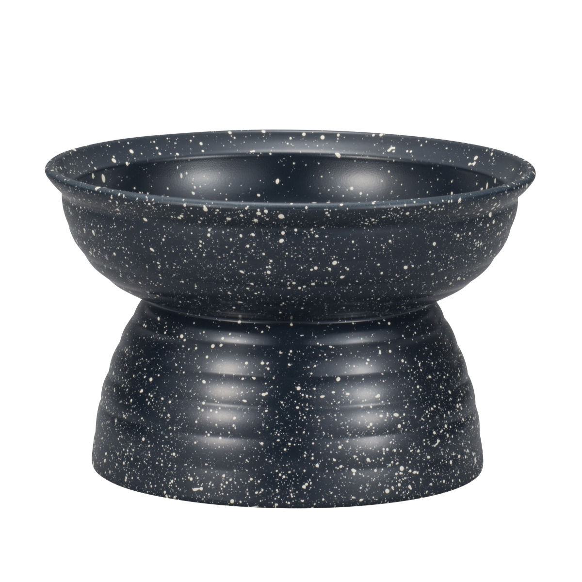 フードボウル MiyaWan 脚付き 235 grano 高さがある 犬 猫 日本製 ( ペットボウル ペット用 餌皿 エサ皿 高い 安心 安全 電子レンジOK 食洗機OK ペット用食器 えさ入れ 犬用 猫用 食べやすい すべり止め付き ペット用品 ) 【ネイビー】 ネイビー