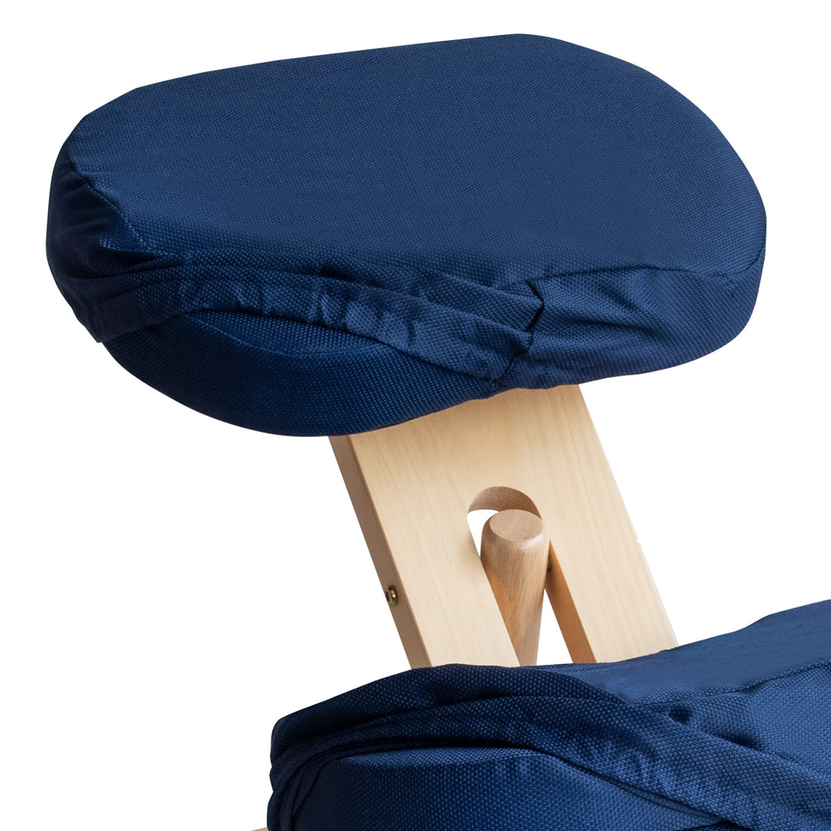 チェアカバー プロポーションチェア 補助クッションなしタイプ専用 替えカバー ( カバー 専用 椅子カバー 学習椅子 学習チェア 座面カバー 膝カバー 手洗い 洗える ゴム使用 着脱簡単 ファブリック ) 【ネイビー】 ネイビー