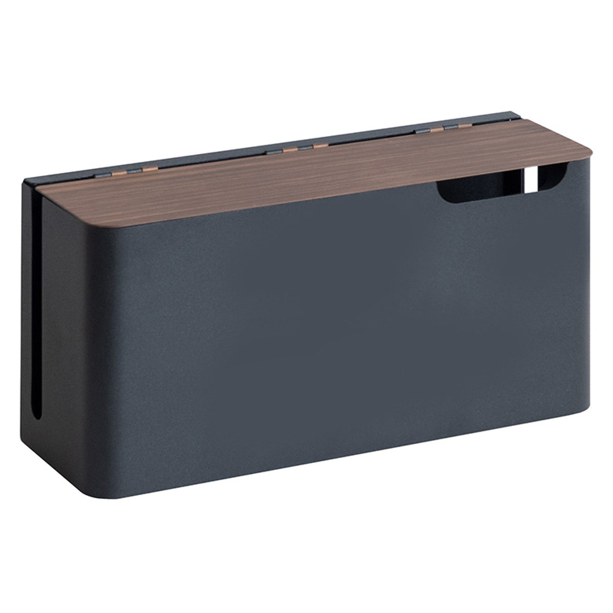 収納ケース ゲーム機ケース TEER Switch2 対応 置き型 壁掛け 幅30.5×奥行き10×高さ15.5cm ( ゲームケース 収納 ティール ゲーム機 卓上 ゲーム機収納 Switch スイッチ スイッチケース 任天堂 スイッチカバー 木目調 シンプル ) 【ブラック×ブラウン】 ブラック×ブラウン