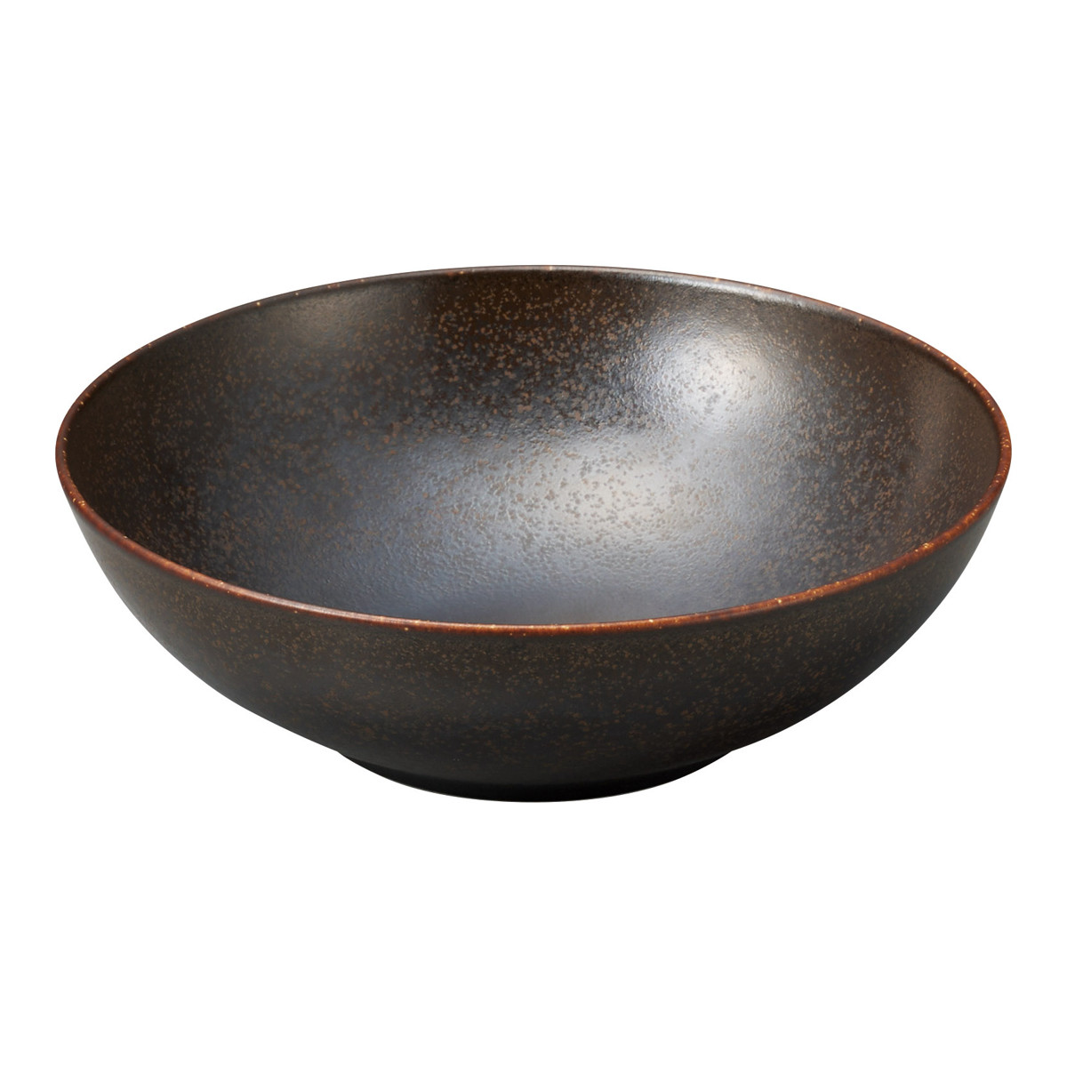 ボウル コスタヴェルデ サトゥルノ 浅ボール 17.5cm ( 磁器 電子レンジ対応 食洗機対応 オーブン対応 サラダボウル お椀 椀 おしゃれ かわいい サラダ スープ 煮込み料理 シチュー スタイリッシュ レストラン 店舗 ) 【ブラウン】 ブラウン