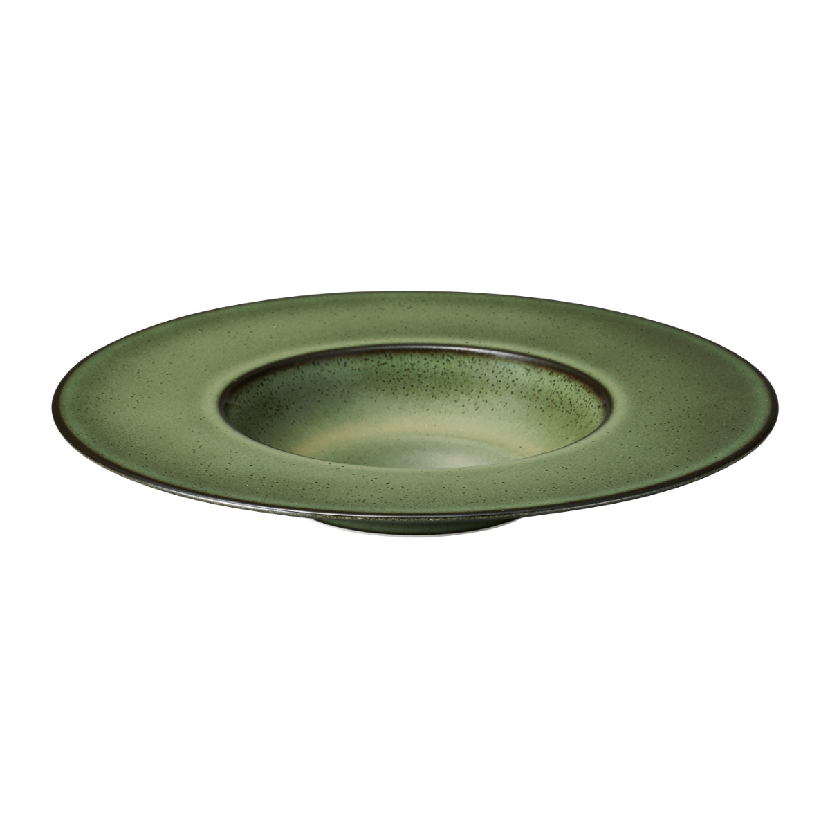 プレート コスタヴェルデ アングリー グルメプレート 28.8cm ( 磁器 電子レンジ対応 食洗機対応 オーブン対応 パスタ皿 パスタプレート パスタボウル リム パスタ スープ 縁 スタイリッシュ 高級感 レストラン 店舗 おしゃれ ) 【グリーン】 グリーン