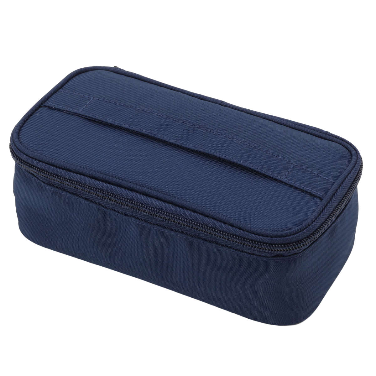 GEL-COOL FIT squareケース 保冷ケース ( 保冷 お弁当袋 弁当袋 鞄 バッグ ケース 携帯 ファスナー付き カバン お弁当用 お弁当入れ ドリップパッド付き 保冷剤 保冷ランチバッグ ) 【ネイビー】 ネイビー