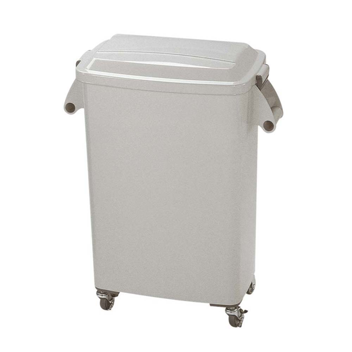 ゴミ箱 70L 厨房ペール キャスター付 業務用 ( 法人限定 ごみ箱 ダストボックス 厨房 飲食 大容量 キャスター付き 70リットル ふた付き 生ゴミ 飲食店 屑入れ 屋内用 屋内 ) 【グレー】 グレー