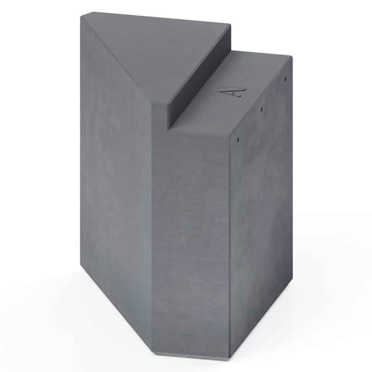 ベース A ベースユニット コネクトベンチ 屋外 業務用 ( 法人限定 コネクトベンチ用 脚部 脚 足 印字付き 部品 ユニット パーツ 組立 オプション 専用パーツ 対応パーツ ) 【グレー】 グレー