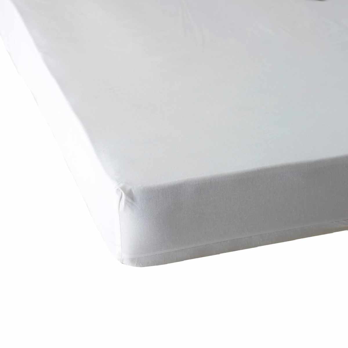 ボックスシーツ Fab the Home リネンミックス one-wash シングル 綿麻混 ( ファブザホーム シーツ マットレス ベッド カバー 洗濯OK リネン 麻 コットン 綿 接ぎ目なし マチ30cm ゴム入 寝具 ホワイト ナチュラル ) 【ホワイト】 ホワイト