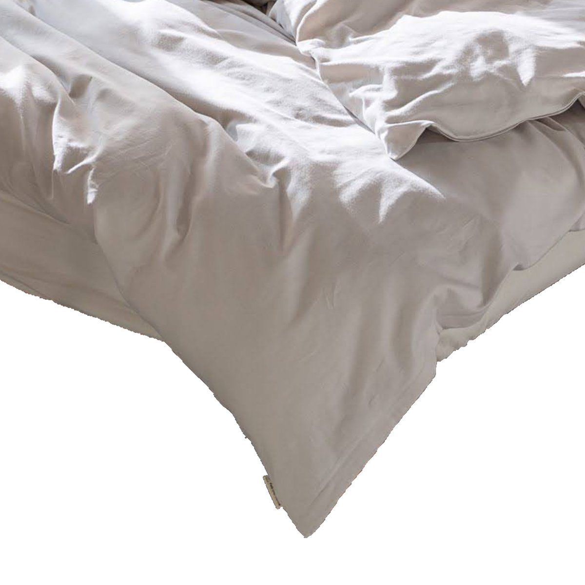 掛け布団カバー Fab the Home シングル コットンビエラ 綿100% 洗濯機OK ( ファブザホーム 布団カバー かけ布団カバー 掛けふとんカバー 無地 コットン 綿 微起毛 ストーン アッシュグレー ミルク 洗濯可能 寝具 ) 【ストーン】 ストーン