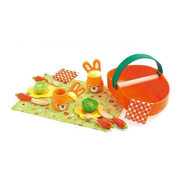 ままごと 木製 ジョジョズピクニックセット 食器セット 知育玩具