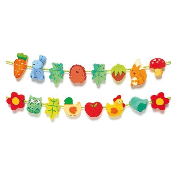 Dショッピング ひも通し ビーズ ナチュレ おもちゃ 知育玩具 木製 ジェコ Djeco 紐通し 幼児 16ピース 動物 紐 通す ビーズ遊び 木のおもちゃ 2歳 3歳 モンテッソーリ カテゴリ 知育玩具 その他の販売できる商品 リビングート ドコモの通販サイト