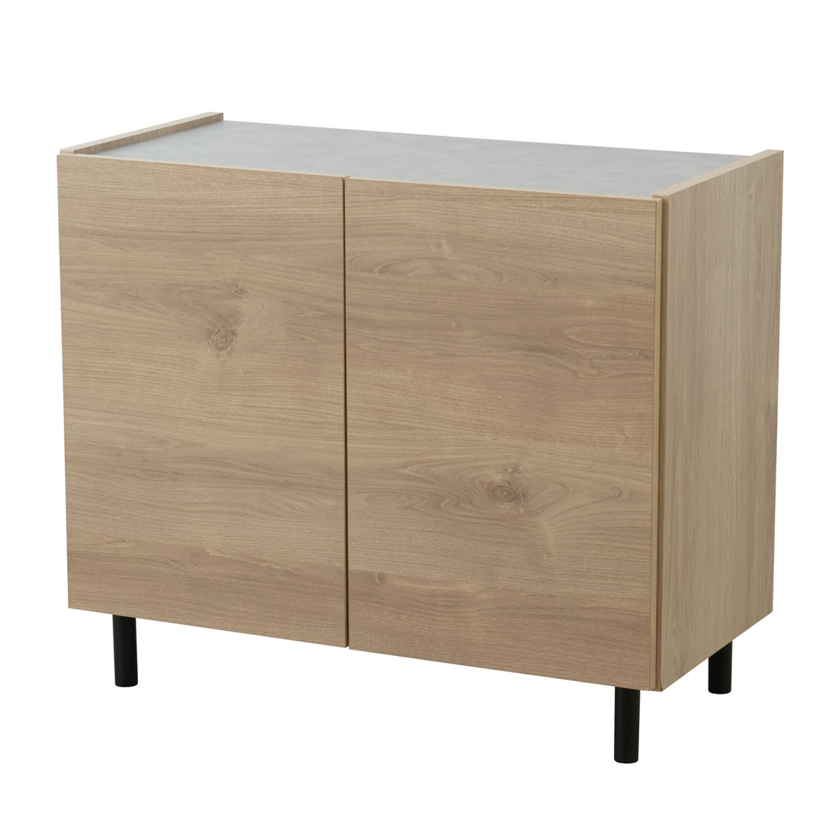 脚付きキャビネット 幅80cm 可動棚 日本製 完成品 ( キャビネット 棚 ラック 収納 ルーター収納 A4対応 リビング収納 テレビボード 食器棚 配線穴 脚付 北欧 モダン ) 【北欧】 北欧