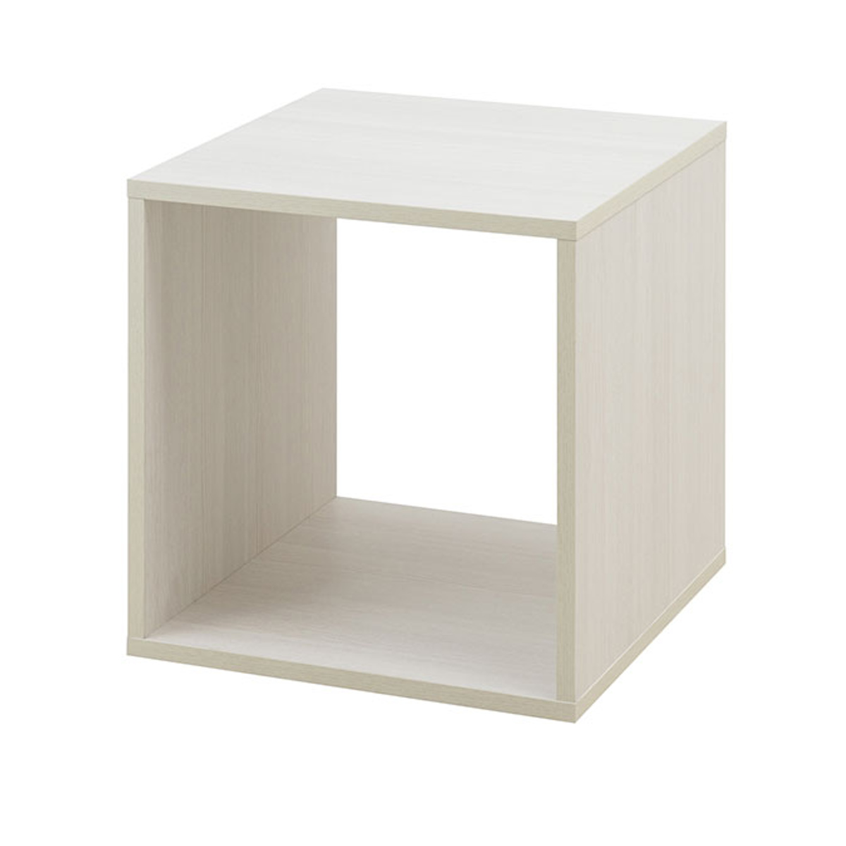 キューブラック 幅39cm オープンタイプ 推し活収納 ( グッズ収納 ボックス 組み合わせ A4対応 棚 ラック BOX 扉なし 推し シェルフ 収納 飾り棚 ディスプレイラック 多目的ラック ホワイトウォッシュ )