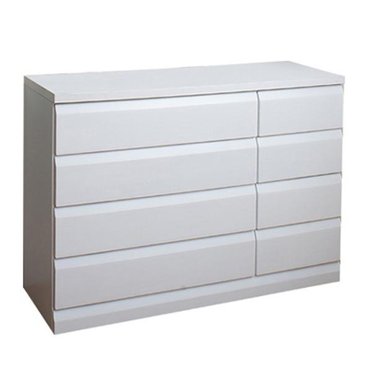 チェスト 4段 5段 6段 7段 桐製 洋タンス 幅60cm 幅80cm 98cm 119cm スライドレール付き 完成品 日本製 ( 木製 タンス 桐たんす 桐チェスト 国産 桐 引出し 整理タンス 衣類収納 箪笥 シンプル 和室 洋室 衣装ケース ) 【ホワイト 4段(幅119cm)】 ホワイト 4段(幅119cm)