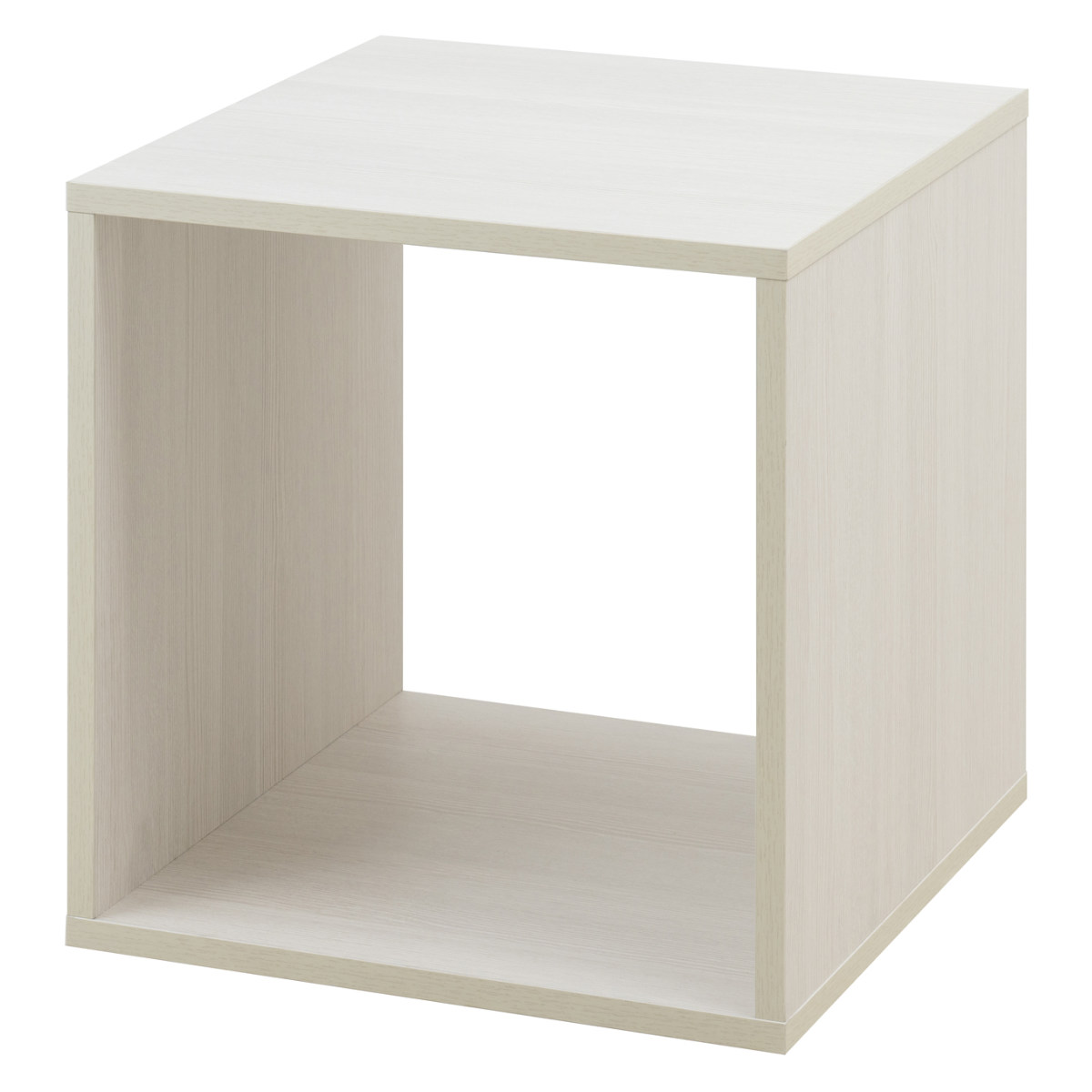 カウンター上ラック 幅39cm オープンタイプ ( 収納ボックス 組み合わせ A4対応 棚 ラック BOX 扉なし 木目調 シェルフ 収納 飾り棚 ディスプレイラック 多目的ラック ホワイトウォッシュ )