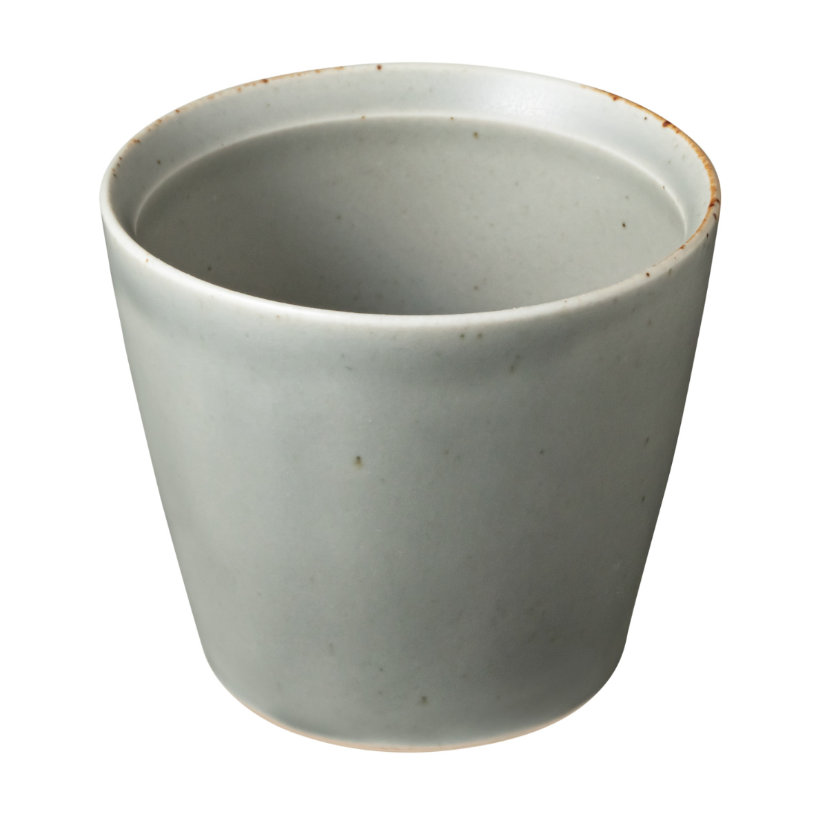 &NE ハレとケ 波佐見焼 そば猪口 ( 電子レンジ対応 食洗機対応 磁器 日本製 蕎麦猪口 蕎麦ちょこ つゆ入れ 小鉢 おしゃれ フリーカップ 麺つゆ めんつゆ 湯呑み ゆのみ デザート カップ コップ ) 【鼠】 鼠