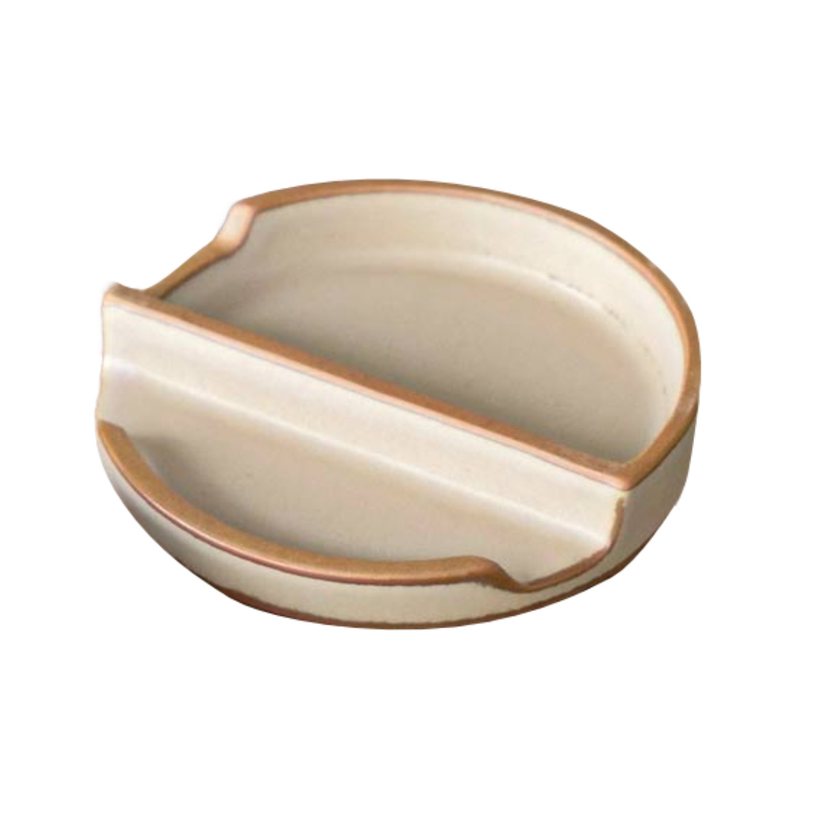 箸置き 小皿 ペトリー ( 食洗機対応 電子レンジ対応 箸置 箸おき はし置き はしおき 日本製 お皿 プレート カトラリーレスト 醤油 薬味 おつまみ 漬物 銘々皿 スタッキング おしゃれ シンプル ) 【ベージュ】 ベージュ