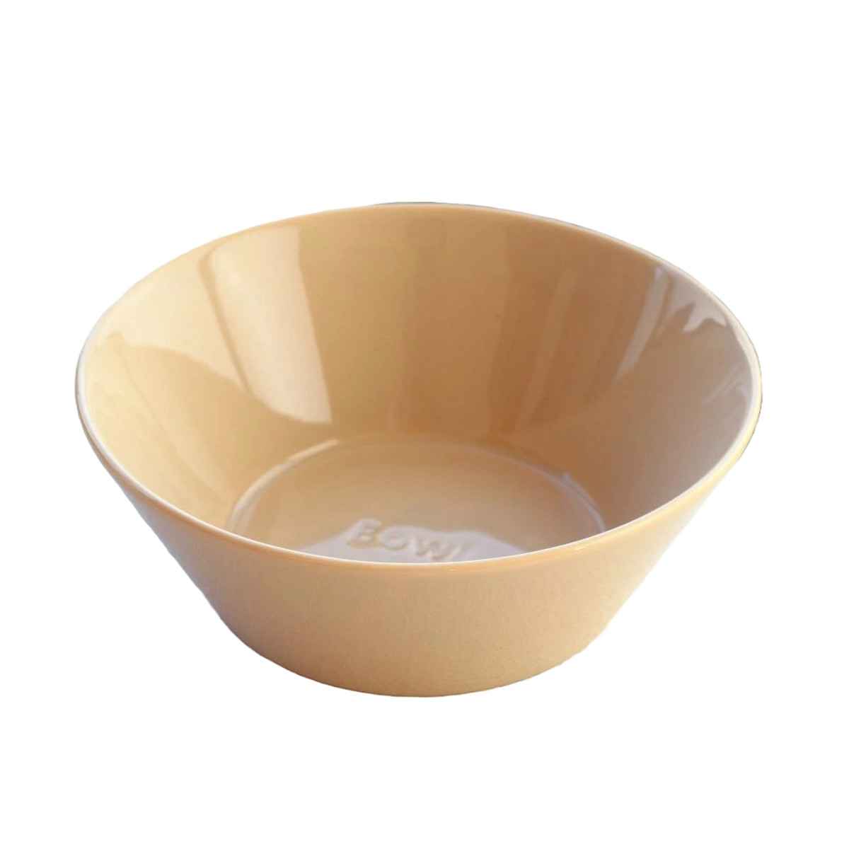 ボウル ファンレスト サラダボウル ( 箸置 電子レンジ対応 食洗機対応 おしゃれ 陶器 日本製 シリアルボウル 鉢 中鉢 サラダ シリアル 朝食 取り鉢 シンプル スープ デザート ) 【モカ】 モカ