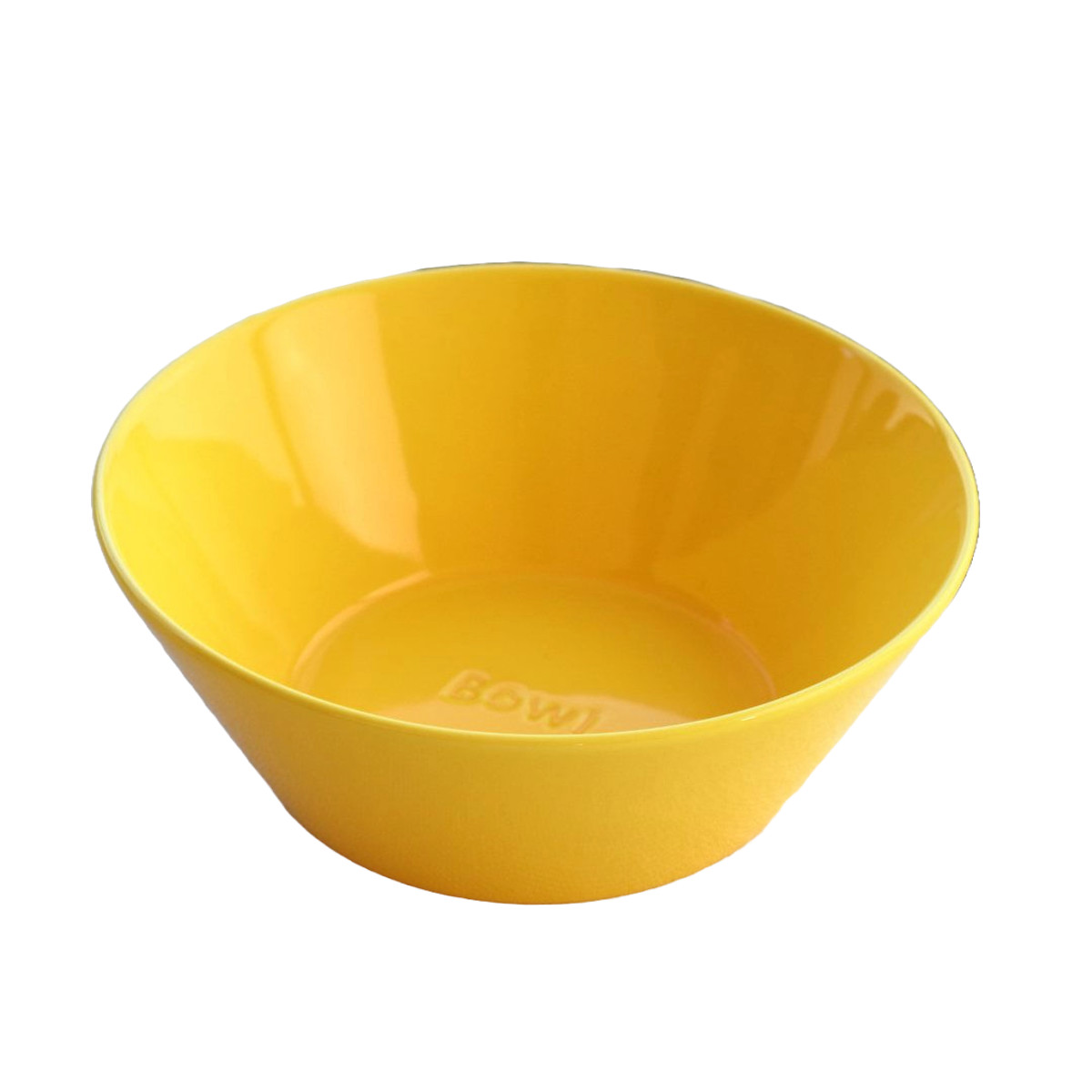 ボウル ファンレスト サラダボウル ( 箸置 電子レンジ対応 食洗機対応 おしゃれ 陶器 日本製 シリアルボウル 鉢 中鉢 サラダ シリアル 朝食 取り鉢 シンプル スープ デザート ) 【イエロー】 イエロー