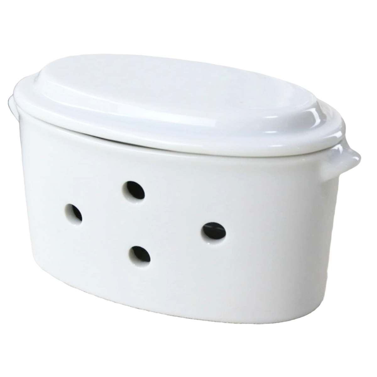 調味料入れ ガーリックポット 蓋で擦れるジンジャー・ガーリックポット ( にんにく入れ 保存容器 ニンニクホルダー おしゃれ 電子レンジ対応 食洗機対応 日本製 保存 にんにく 擦り金付き 瀬戸焼 陶器 磁器 陶磁器 キッチン用品 )