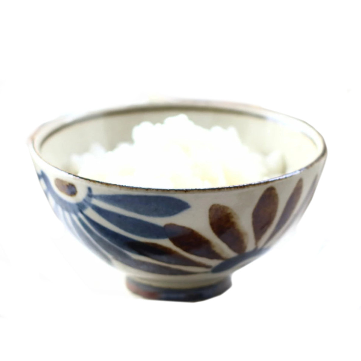 お椀 民彩はな絵 茶碗 11.5cm 日本製 ( 磁器 美濃焼 器 うつわ 電子レンジ対応 食洗機対応 食器 おしゃれ かわいい 茶わん )