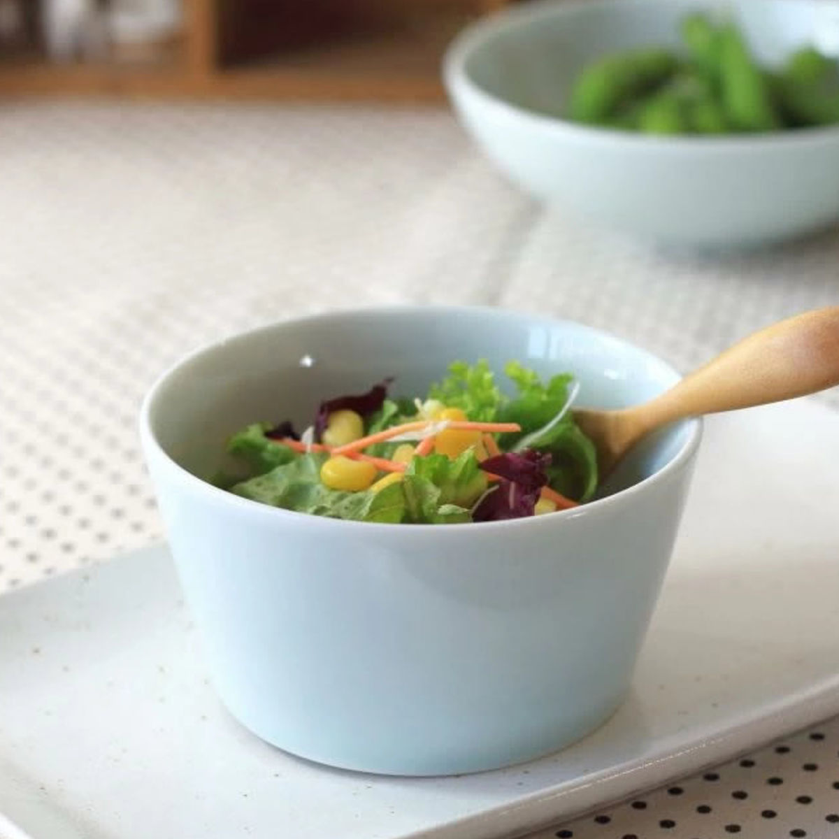 鉢 レガンテ 台形 サラダボール 青磁 ( 磁器 美濃焼 日本製 ボウル 器 うつわ 電子レンジ対応 食洗機対応 おしゃれ かわいい サラダ 深い スープ 食器 )