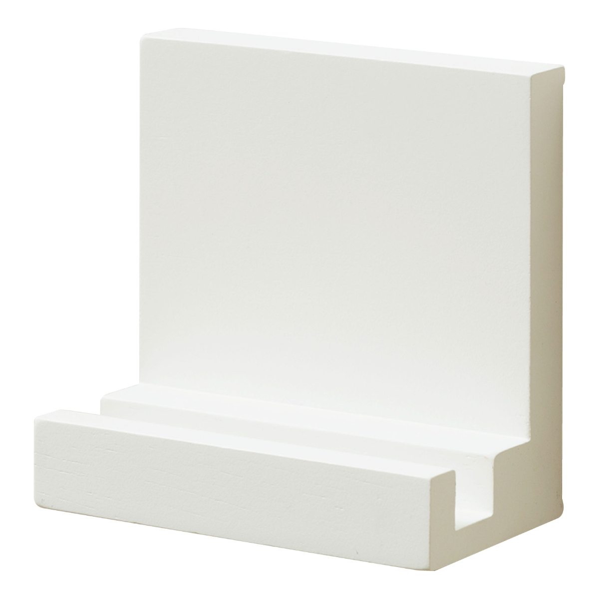 棚 壁掛け タナデコミニ マグネット 小物収納 トレー ラック 木製 幅10cm ( 収納 壁 壁面収納 ディスプレイ スタンド 磁石 壁付け 浮かせる収納 浮かせて 玄関収納 スマホスタンド ) 【ホワイト】 ホワイト