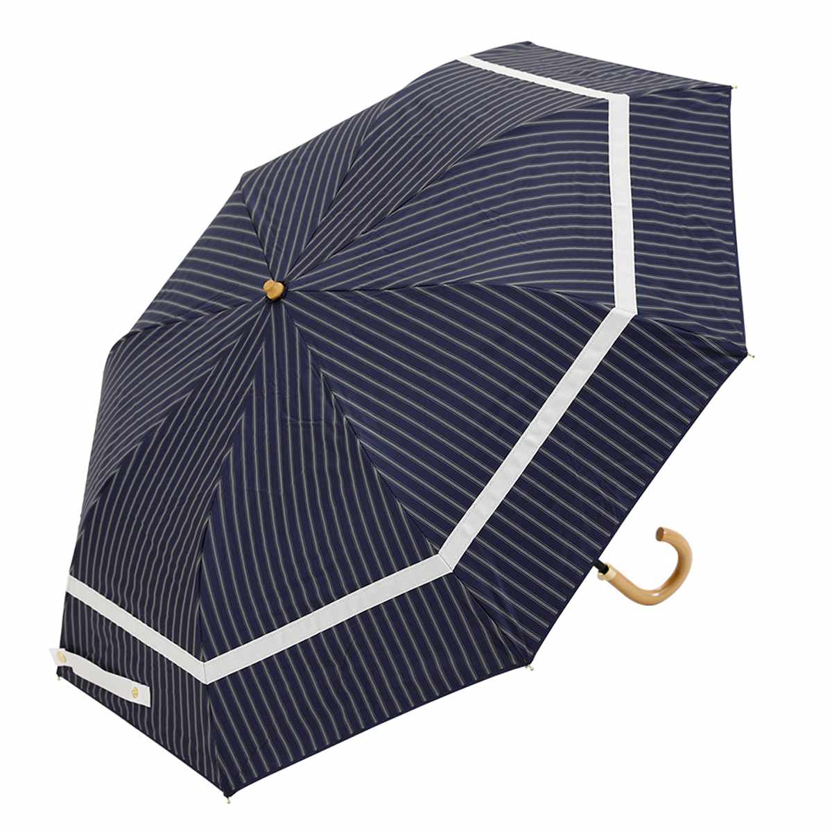 【新品】DURBAN ネイビー 折りたたみ傘 ダイヤモンドパターン 新品】DURBAN ネイビー 折りたたみ傘 ダイヤモンドパターン